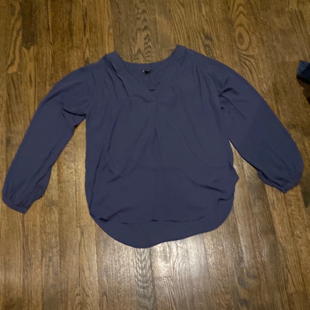 Navy blouse